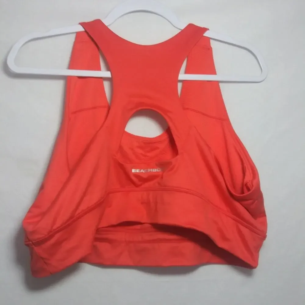 Beachbody Women's Energy Bra Mid-Impact Persimmon Athletic Yoga Size 2XL